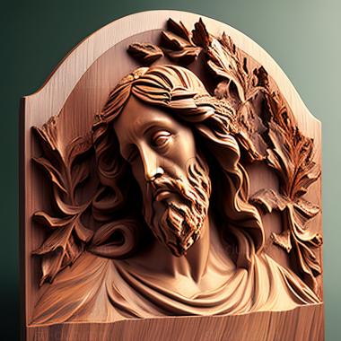 3D model st jesus (STL)